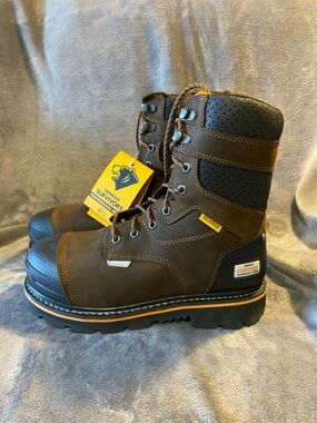 Herman Survivor Dozier Men's Brown Waterproof Work Boots